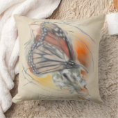 バタフライ魔法 クッション (ブランケット)