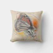 バタフライ魔法 クッション (正面)