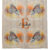 バタフライ魔法 シャワーカーテン (正面)