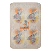 バタフライ魔法 バスマット (正面縦)