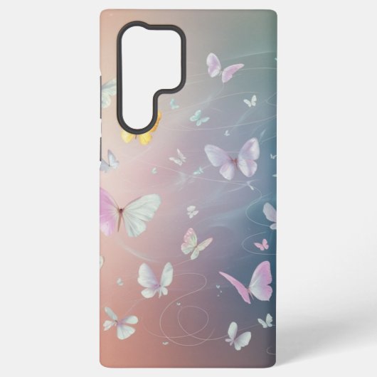 バタフライ1の電話ケース SAMSUNG GALAXYケース (裏面)