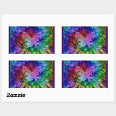 バタフライ1シール 長方形シール (シート)