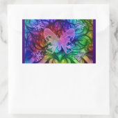 バタフライ1シール 長方形シール (バッグ)