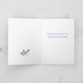 バタフライ100誕生日 カード (内部)