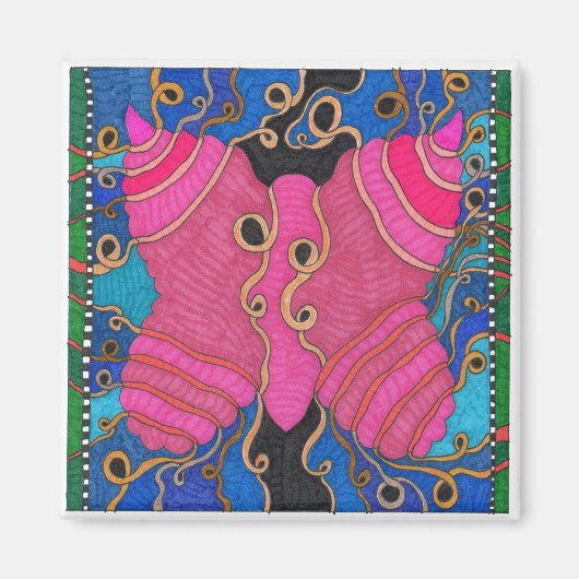 バタフライ1 マグネット (正面)