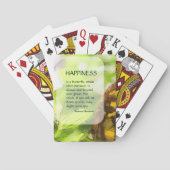 バタフライ2ハピネス感動的引用文 トランプ (裏面)