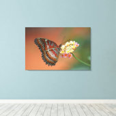 バタフライ2 キャンバスプリント (インサイチュ (ウッドフロア))