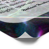 バタフライ3ハピネス感動的引用文 ポスター (角)