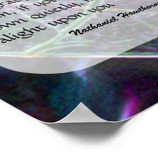 バタフライ3ハピネス感動的引用文 ポスター (角)