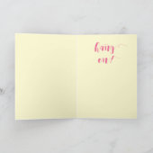 バタフライ – もし何秋? – カー感動的ド カード (内部)