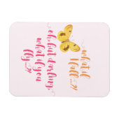 バタフライ – もし何秋?感動的 マグネット (横)