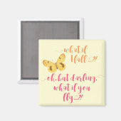 バタフライ – もし何秋?磁感動的石 マグネット (正面/裏面)