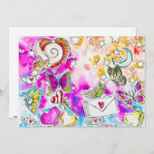 バタフライ アート シーズンカード (正面/裏面)