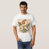 バタフライ イエロー デイジー Tシャツ (正面フル)