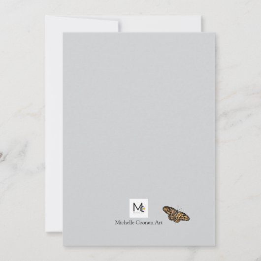 バタフライ インビテーション (裏面)