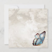 バタフライ ウィッシング ウェル ブライズメイド 招待状 (裏面)