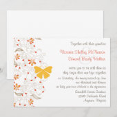 バタフライ ウィムジー ウェディング インビテーション (正面/裏面)