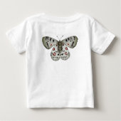バタフライ・ウォーターカラー・ドリームス Tシャツ (裏面)