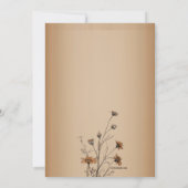 バタフライ カッパー フェアリー 招待状 (裏面)