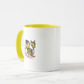 バタフライ&キッテン マグカップ (正面左)