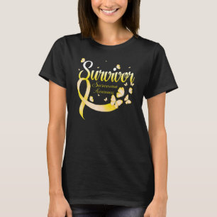 バタフライ サバイバー肉腫 Awareness Tシャツ
