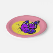 バタフライ&サン紙プレート ペーパープレート (アングル)