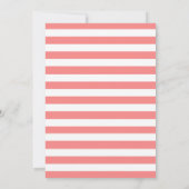 バタフライ テーマの女の子の誕生日パーティー サンキューカード (裏面)