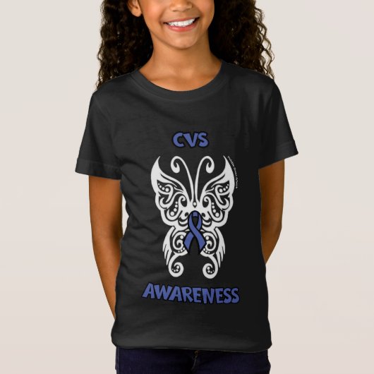 バタフライ/トライバル…CVS Tシャツ (正面)