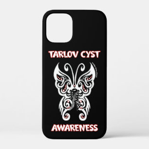 バタフライ/トライバル...Tarlov嚢胞  iPhone 12 Mini ケース
