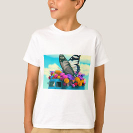 バタフライ トラック Tシャツ