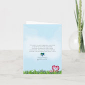 バタフライ ハート カード (裏面)