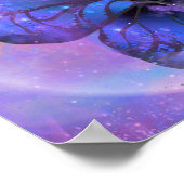 バタフライ・バラ・ムーンポスター ポスター (角)