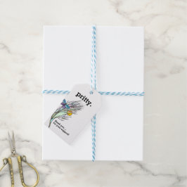 バタフライ フィールズ デザイン ギフト タグ