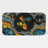バタフライ フラクタル iPhone ケース Case-Mate iPhoneケース (裏面(横))