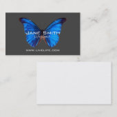 バタフライ·フリーランスのライフ·コーチ 名刺 (正面/裏面)