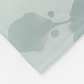 バタフライ&フローラつる植物 フリースブランケット (角)