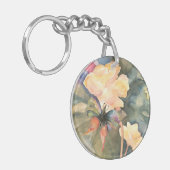 バタフライ/フローラアクリルキーチェーン(両面) キーホルダー (正面左)