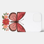 バタフライ&フローラ引用文美学 – iPhone Case-Mate iPhoneケース (裏面 (横))