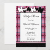 バタフライ & プライドのベイビーシャワーの招待状 招待状 (正面/裏面)