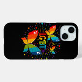 バタフライ プライド 愛は愛だ LGBT アウェアネス Case-Mate iPhoneケース (裏面 (横))
