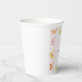 バタフライ ベイビー ガール 1歳の誕生日パーティー 紙コップ (右)
