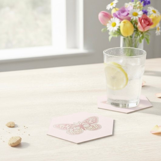 バタフライ ペーパーコースター