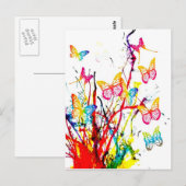 バタフライ ポストカード (正面/裏面)