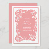 バタフライ・メドウの招待状 招待状 (正面/裏面)