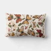 バタフライ&モスバイポールゲルヴァイス装飾用クッション ランバークッション (裏面)