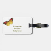 バタフライ ラゲッジタグ (裏面横)