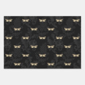 バタフライ＆レース包装紙 ラッピングペーパーシート (正面)