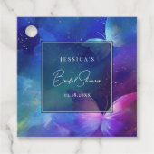 バタフライ ロマンチック ライフタイム ブライダル シャワー フェイバータグ (正面)