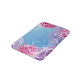 バタフライ ローズ バスマット (アングル)