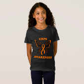 バタフライ/啓発...CRPS Tシャツ (正面フル)